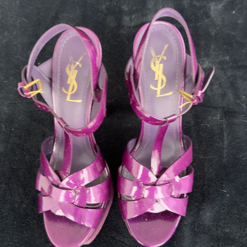 YSL Tribute Sandals Size 38 - Picture 10 of 12